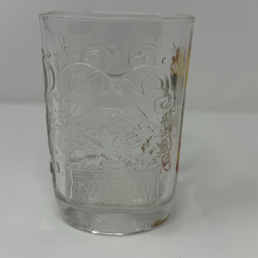 McDonalds Mickey Walt Disney World Animal Kingdom Vintage 2000 Drinking Glass - Picture 4 of 12